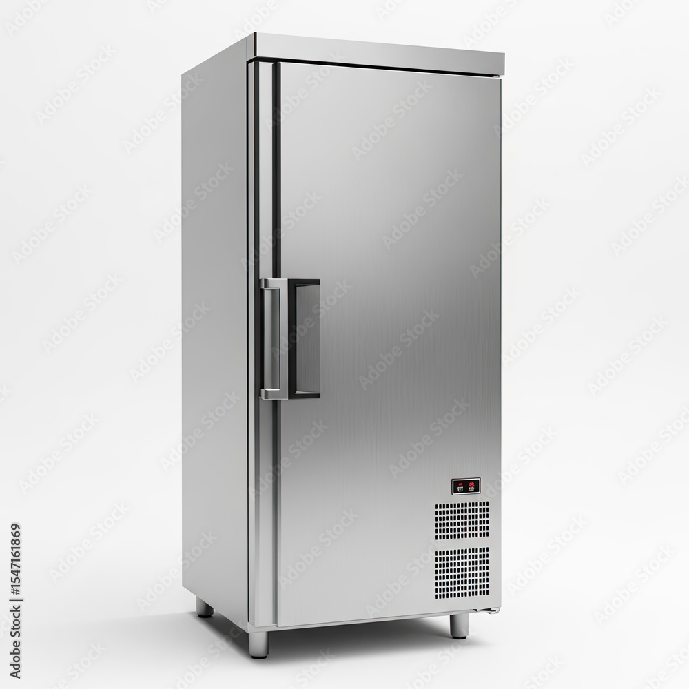 Commercial Refrigerator: Stainless Steel Reach-In Cooler for Restaurant, Kitchen, or Bar Commercial Refrigerator: Stainless Steel Reach-In Cooler for Restaurant, Kitchen, or Bar