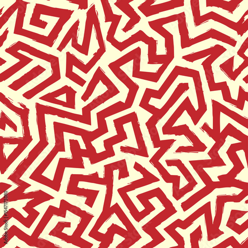 Seamless geometric pattern with arrows