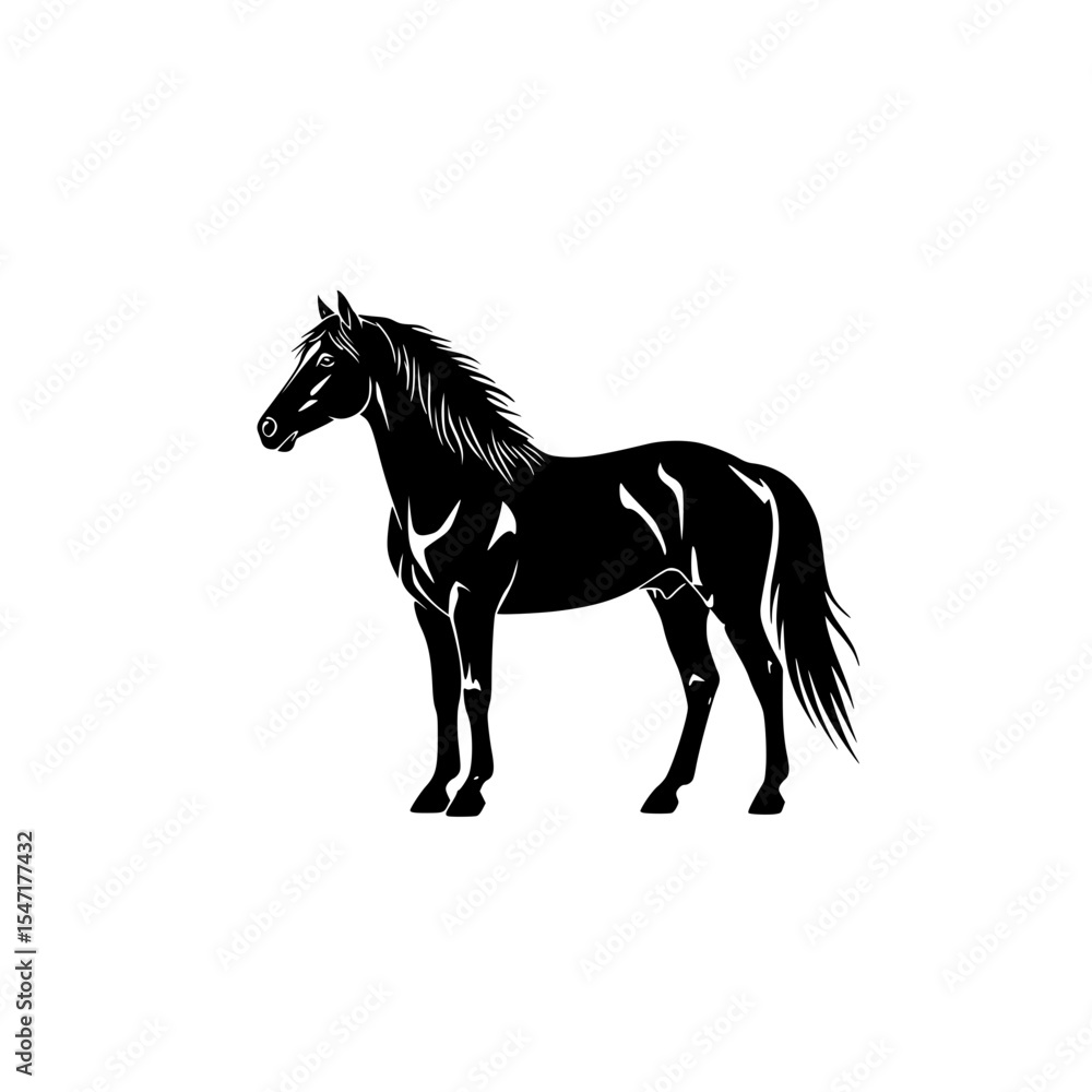 Majestic Stallion Standing Proudly in a Field A Powerful Symbol of Freedom and Grace Majestic Stallion Standing Proudly in a Field A Powerful Symbol of Freedom and Grace