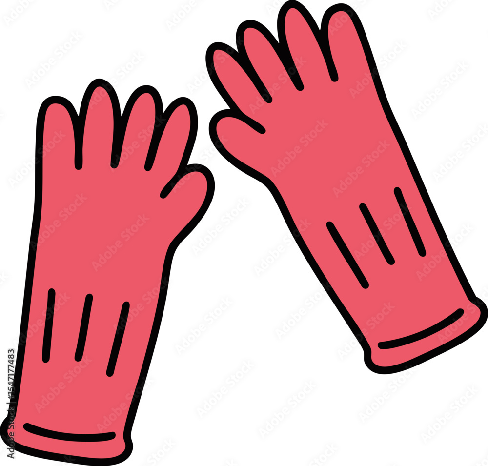 Fototapeta premium rubber gloves