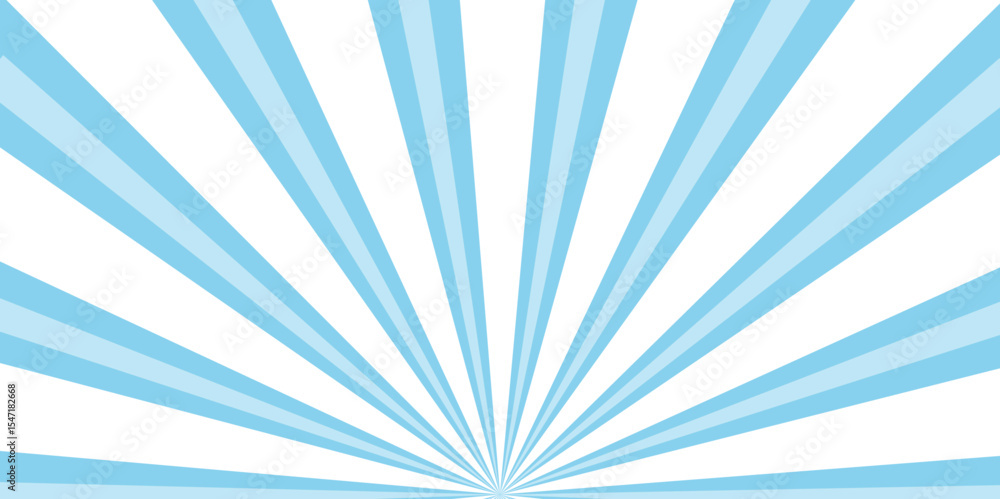 Fototapeta premium Snow Sunburst for the background. Digital Elegance: AI-Generated Wallpaper Patterns. Abstract design blue gradient shine rays background Vector, illustration Summer spring decoration design element. 