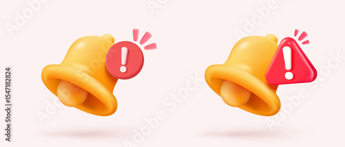 3d red danger attention for help or emergency notice alert on rescue warning. loud alert important for security urgency concept. 3d warning urgent buttons icon vector render illustration