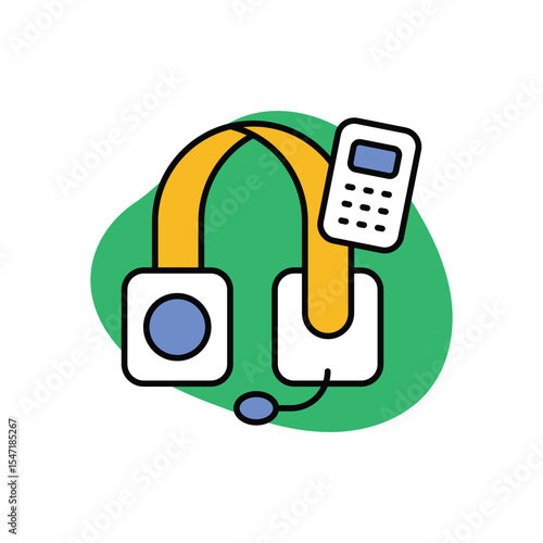 Audio Guide Icon vector stock illustration