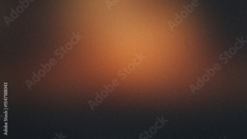 Grainy orange to black gradient background texture with retro noise effect.