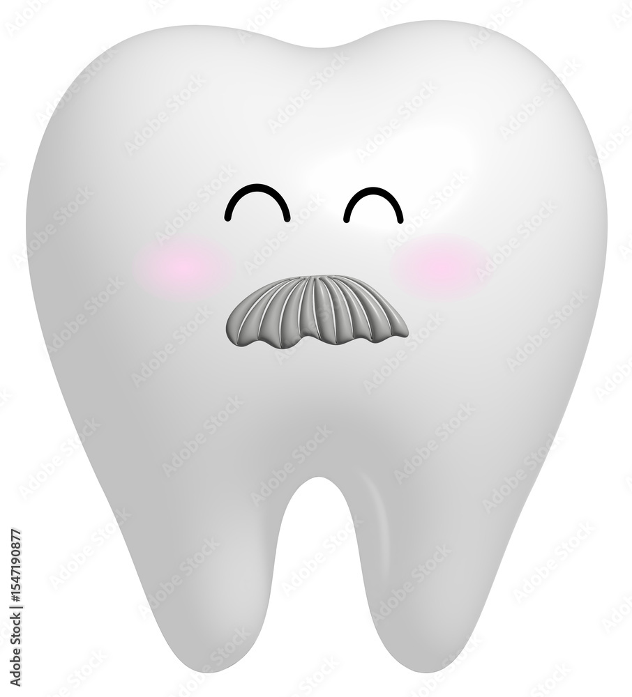 3d tooth elderly character. cartoon mascot for dental care concept. Illustration. 3d tooth elderly character. cartoon mascot for dental care concept. Illustration.