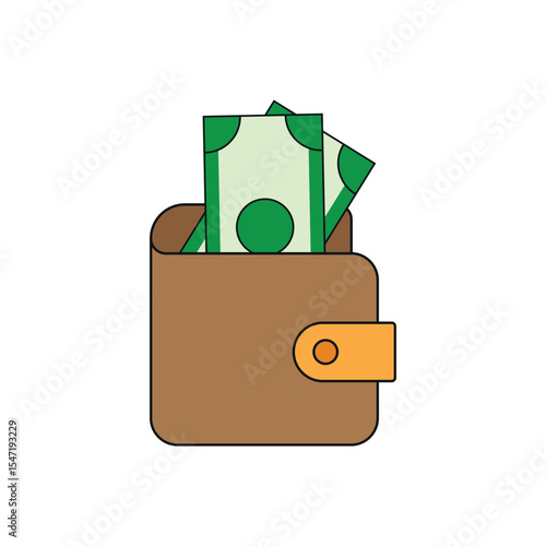 Wallet with Cash