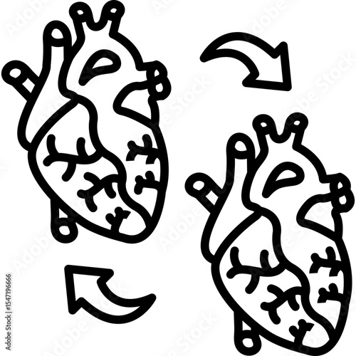 Heart Transplant Icon