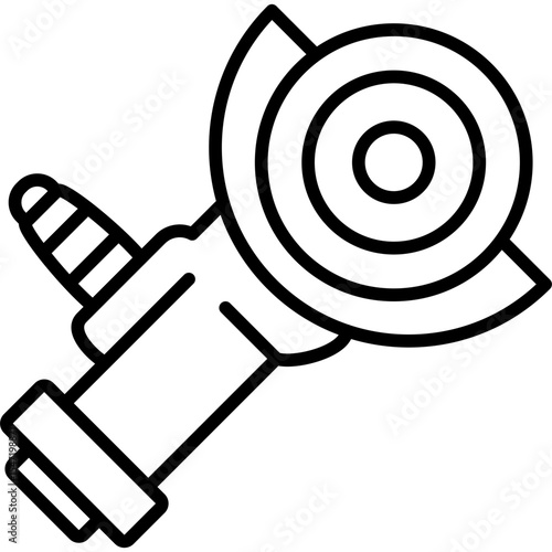 Angle Grinder Icon