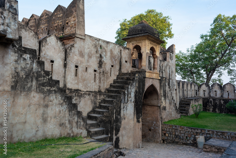 Fototapeta premium Jhansi fort, Jhansi, Uttar Pradesh, India.