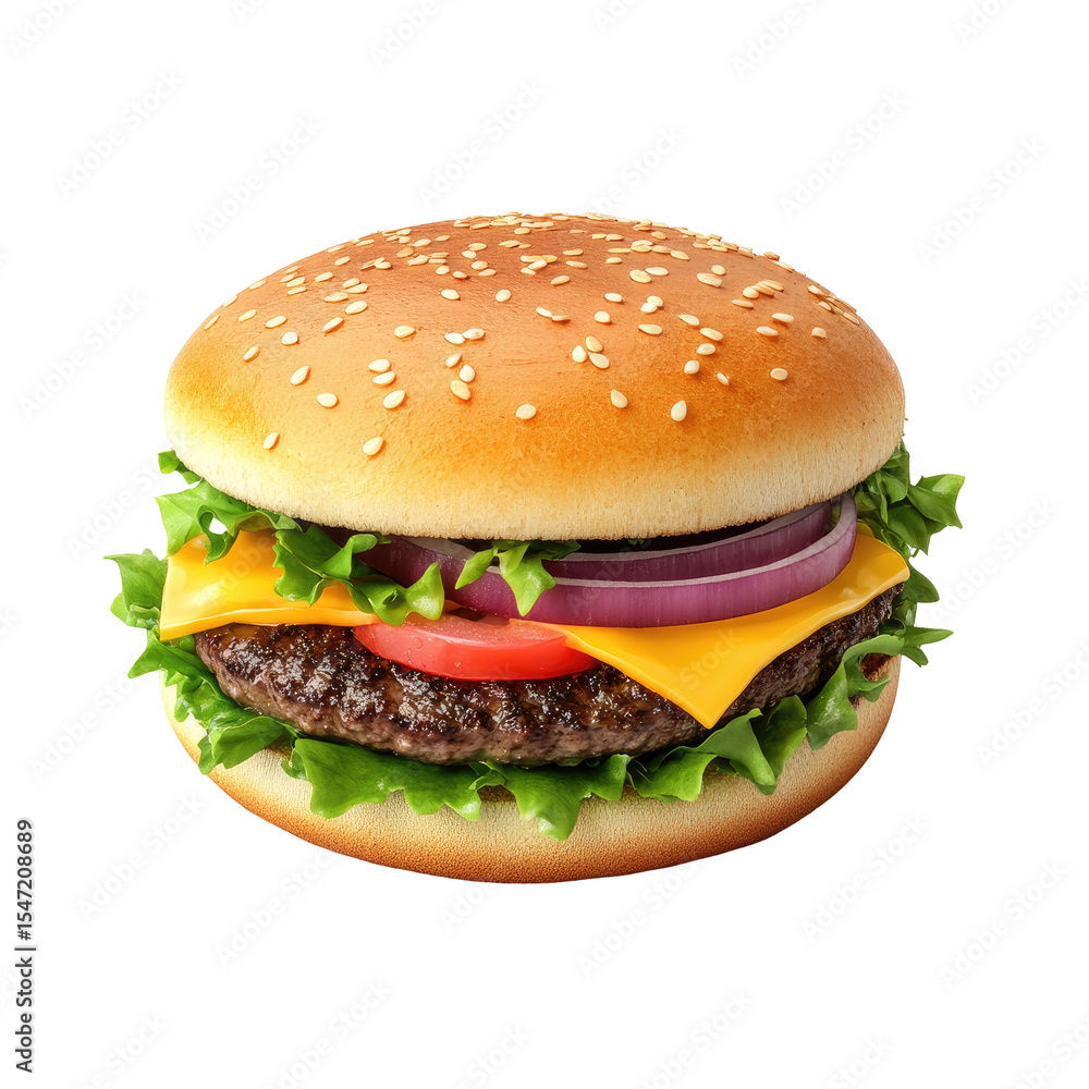 Delicious cheeseburger Delicious cheeseburger