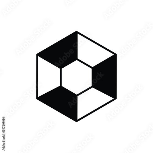 3D Model Display Icon vector stock illustration