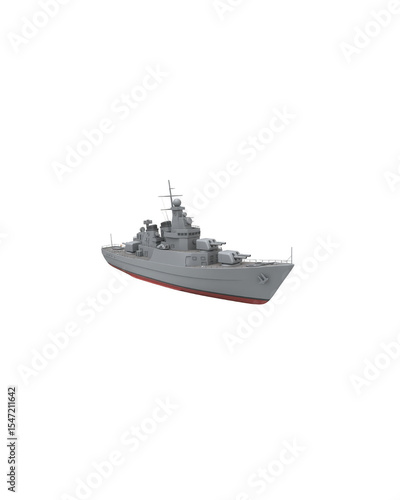 Grey military navy ship