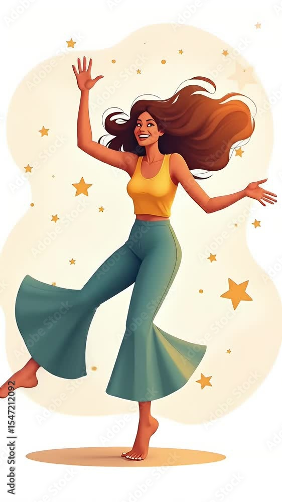 Joyful pictogram woman spins gracefully in place. Seamless loop animation with transparent alpha channel for motion graphics and celebration themes.
Joyful pictogram woman spins gracefully in place. Seamless loop animation with transparent alpha channel for motion graphics and celebration themes.