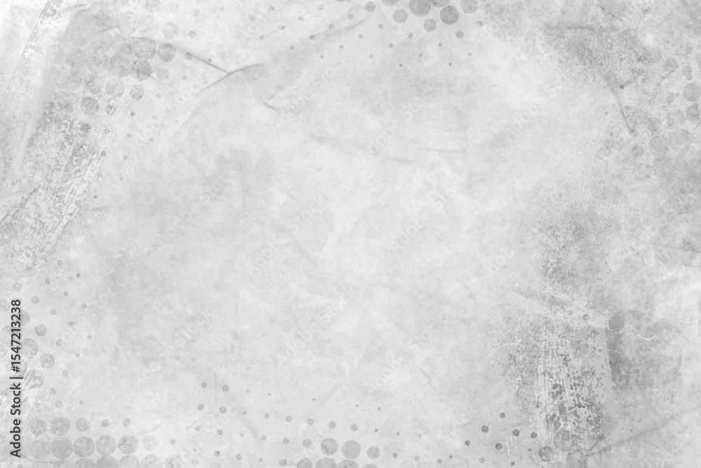 Naklejka premium Abstract gray grunge background with halftone elements