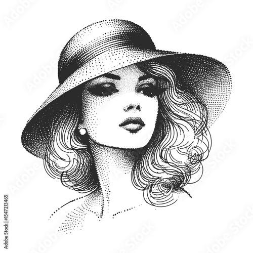 girl with hat