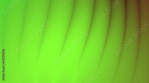 Abstract green wave pattern with smooth gradients creating a serene and calming background
