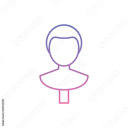 Sculpture Icon vector stock illustration