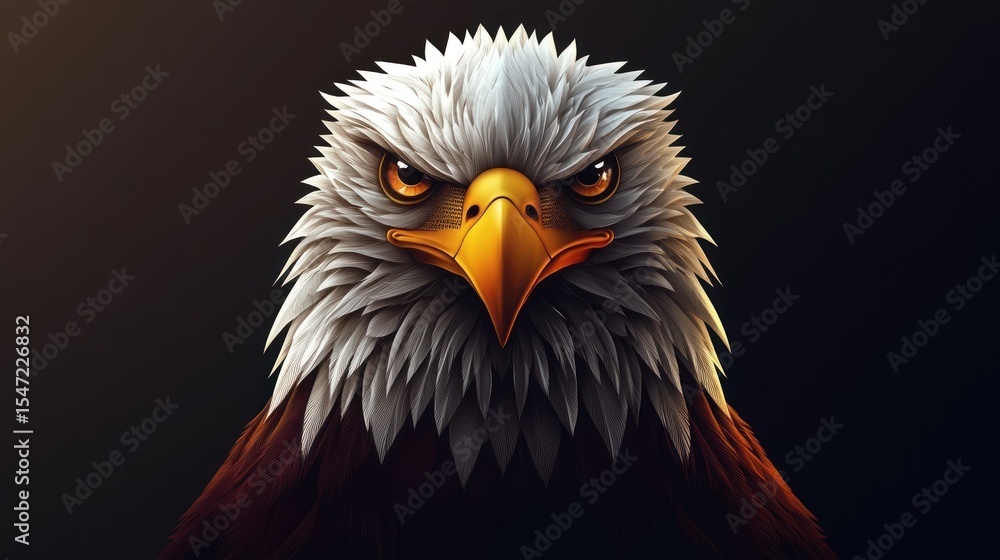 Eagle head close up portrait Eagle head close up portrait