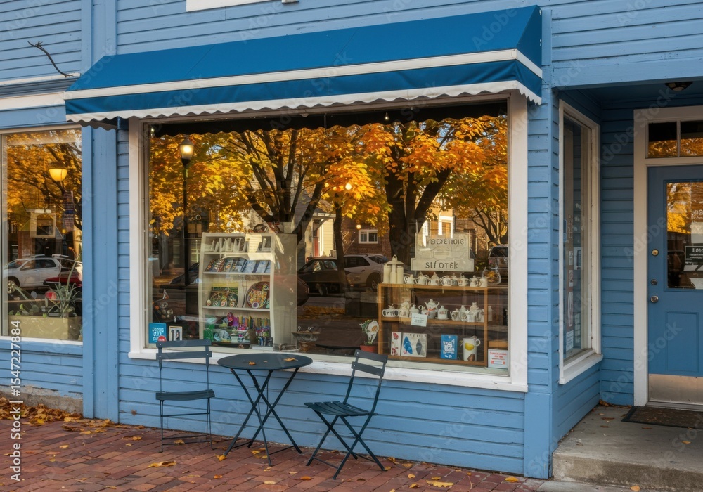 Fototapeta premium Autumn Cafe Corner