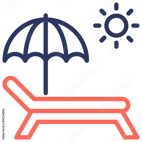 Deck Chair Icon