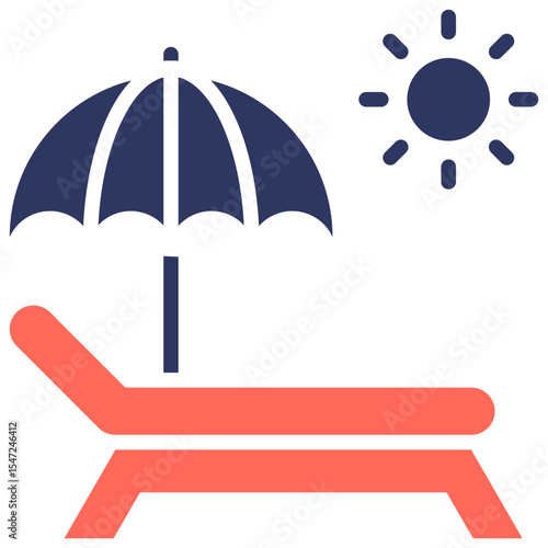 Deck Chair Icon