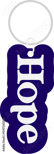 Cute and Aesthetic Keychain Design Element