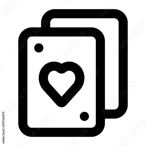 poker icon for illustration
