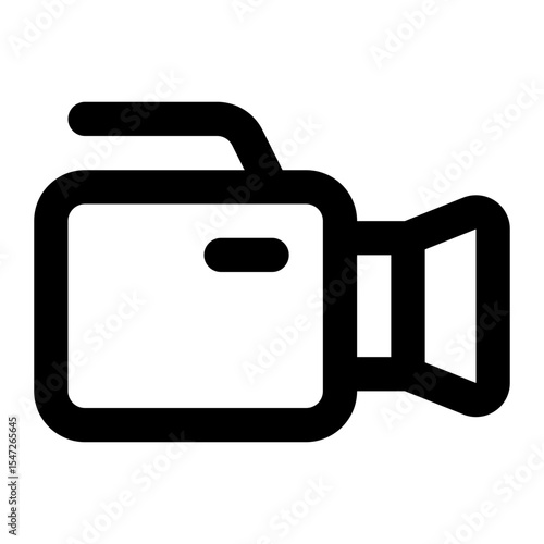 camera video icon for illustration
