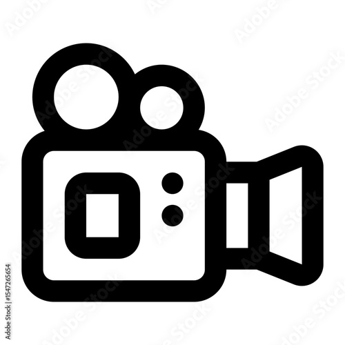 camera video icon for illustration