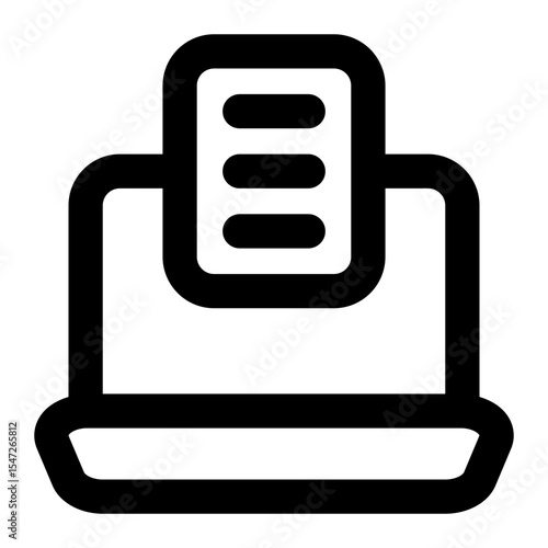 online news icon for illustration