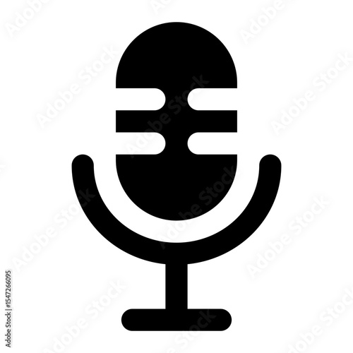 microphone icon for illustration