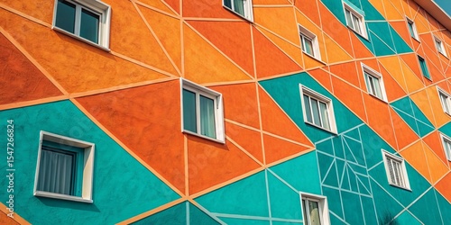 Geometric Building Facade T...
