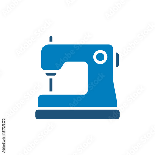 Sewing machine icon vector design in trendy style