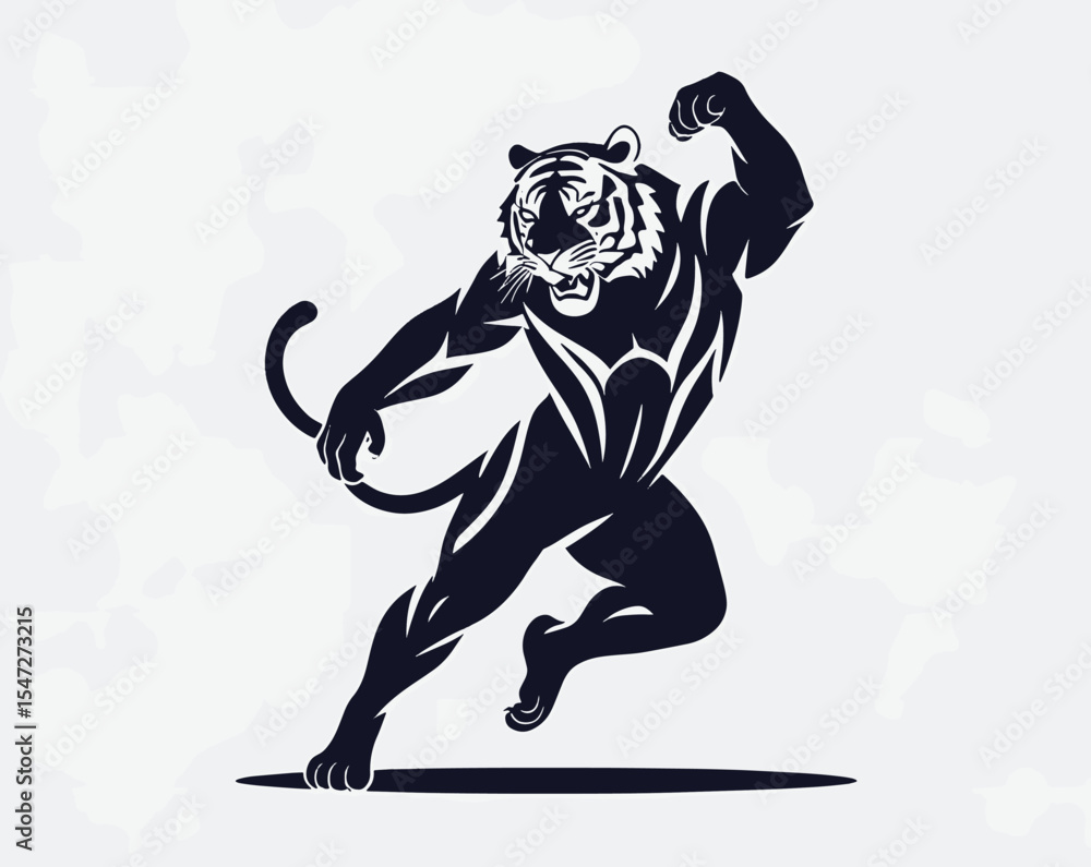 Fototapeta premium Tiger icon for design project