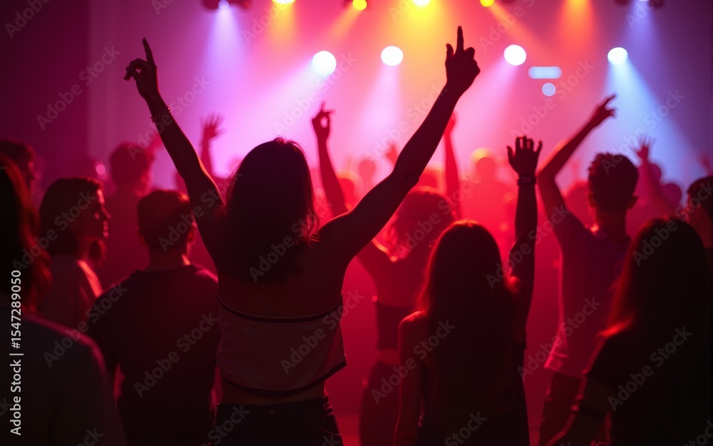 Party at the club, dancing young people. High quality Party at the club, dancing young people. High quality