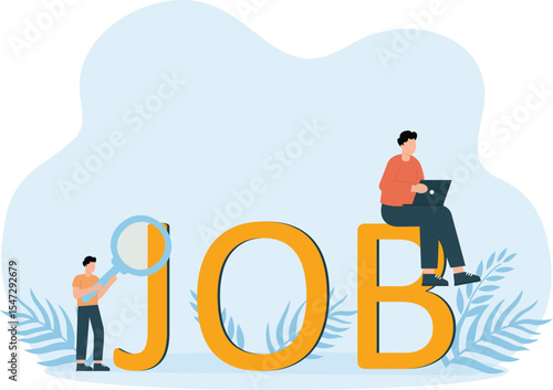 Job Verification,and approval. A businessman writes a check mark
