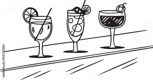Two sparkling champagne glasses clinking in a festive celebration
