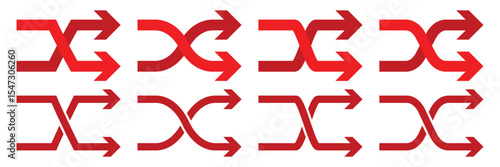 Shuffle icon shuffle vector for illustration