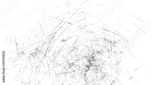 Gray Scratch Texture White Background Grunge Overlay Distressed Scratched Lines Pattern Abstract Design Element