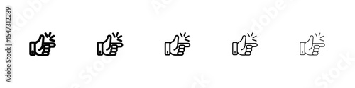 Easy icon flat illustration set logo