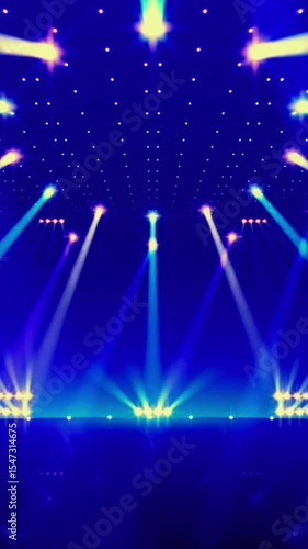 spotlight on stage