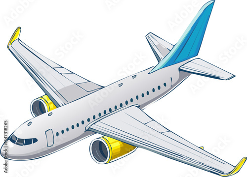 airplane in the sky
