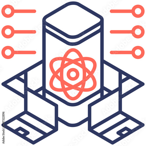 Quantum Computer Icon
