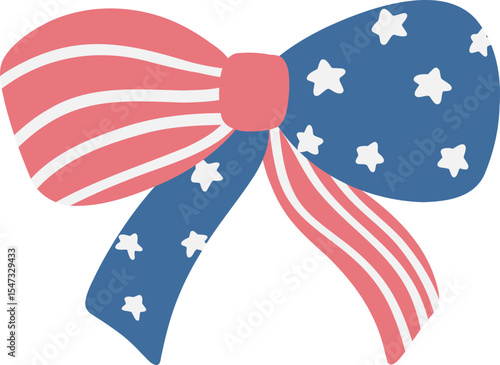 Usa independence day flat element 