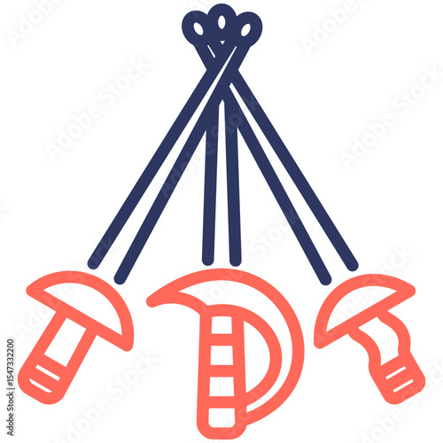 Fencing Sword Icon