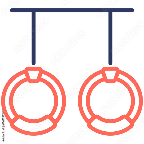 Gymnastics Rings Icon