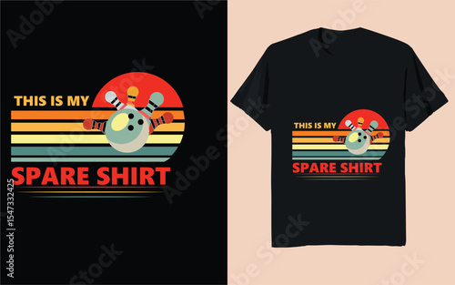 This Is My Spare Shirt – Funny Bowling Pun Design for Bowlers

