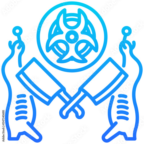 Infected Meat Processing Icon