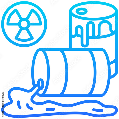 Radioactive Leak Icon