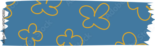 doodle pattern washi masking tape sticker digital planner journal paper decorations 